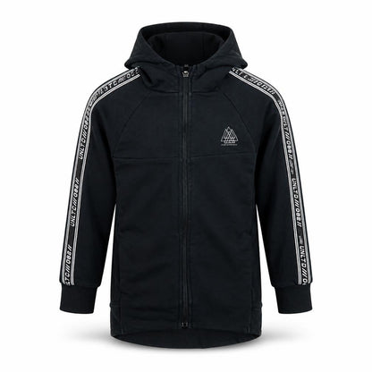 Front view of Next girls’ black jacket coat, size 7, years