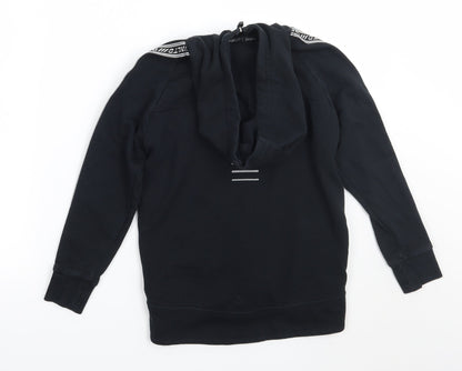Back view of Next girls’ black jacket coat, size 7, years
