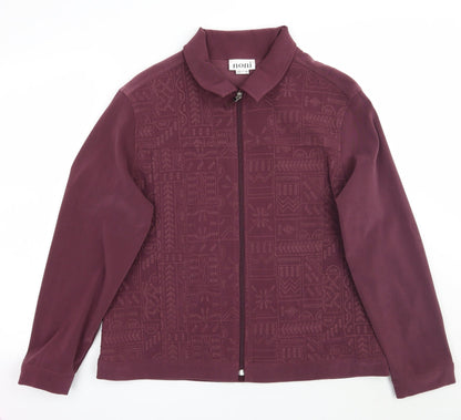 Preloved Noni Womens Purple   Jacket Coat Size 14 - Front