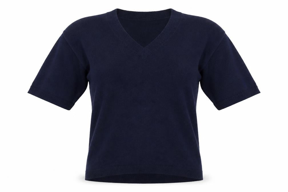 Lands' End  Womens Blue   Pullover Jumper Size S