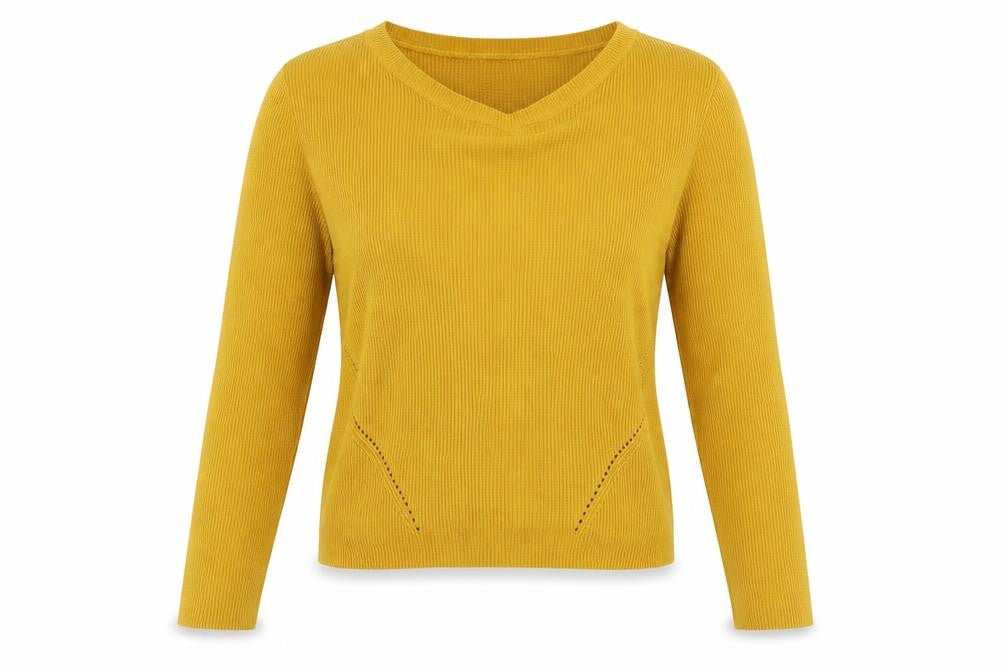 H&M  Womens Yellow   Pullover Jumper Size S