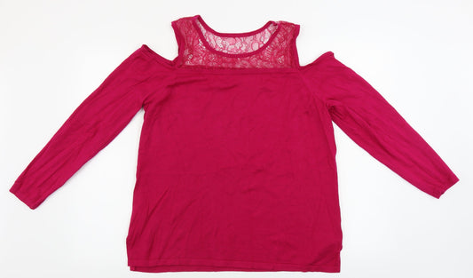 Soon Womens Pink   Pullover Jumper Size 18