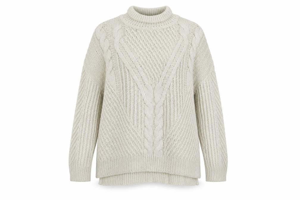 Papaya Womens Beige   Pullover Jumper Size M