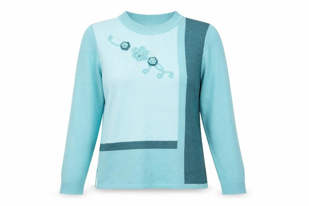Afibel   Womens Blue   Pullover Jumper Size 10