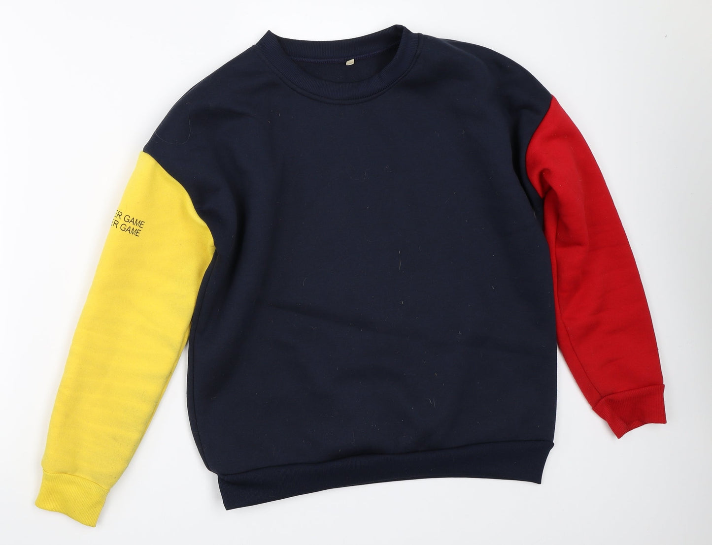 Preworn Boys Blue   Pullover Sweatshirt Size L