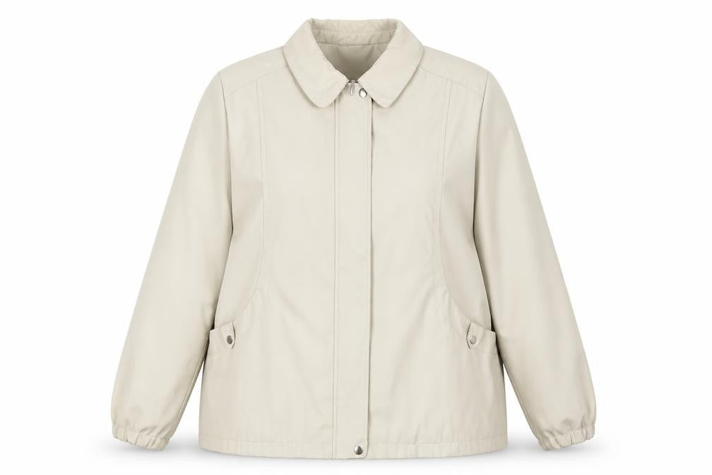 Classic Womens Beige   Overcoat Coat Size XL