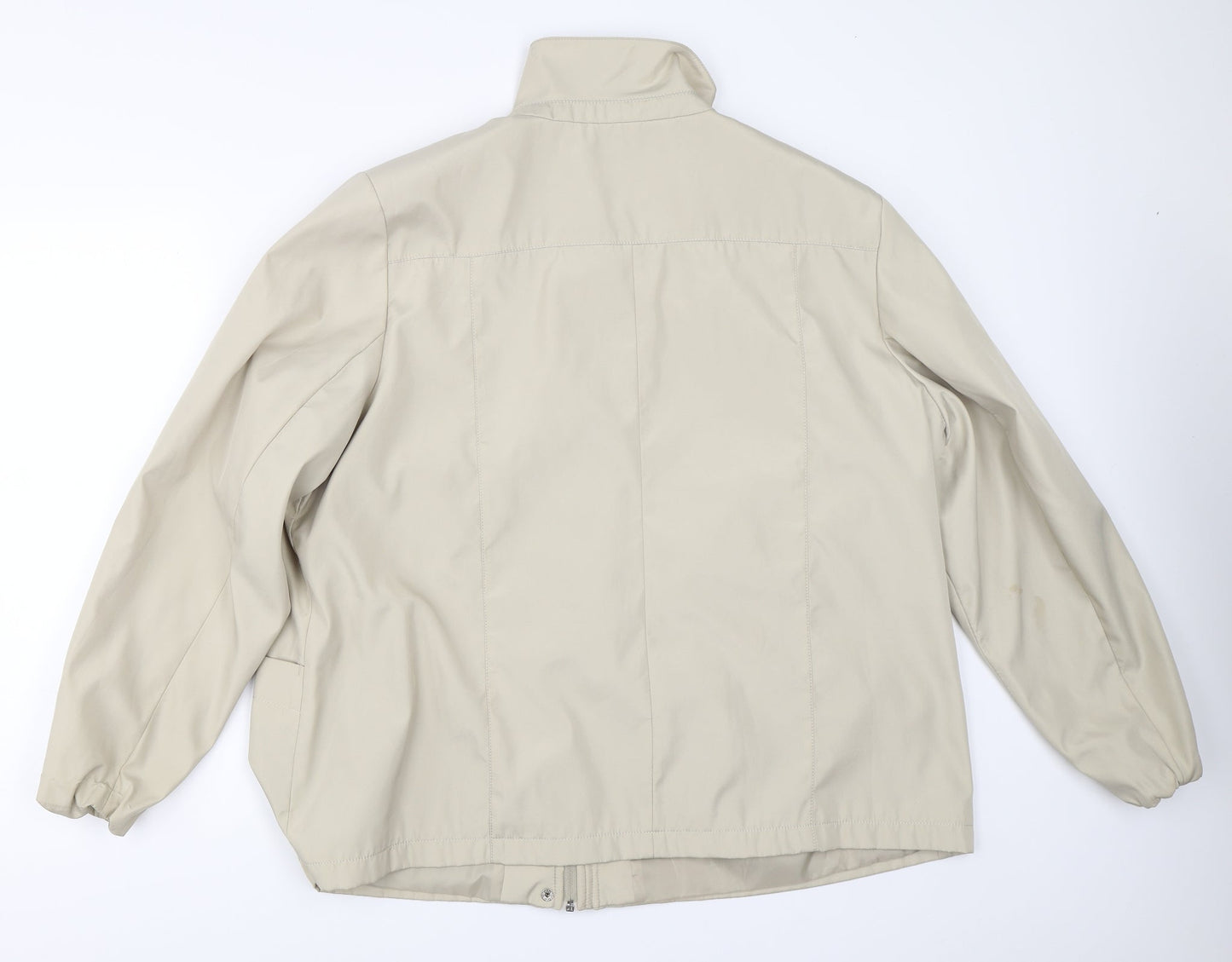 Classic Womens Beige   Overcoat Coat Size XL