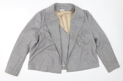 Marks & Spencer Womens Grey   Overcoat Coat Size 18