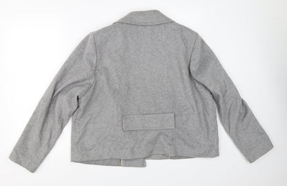 Marks & Spencer Womens Grey   Overcoat Coat Size 18