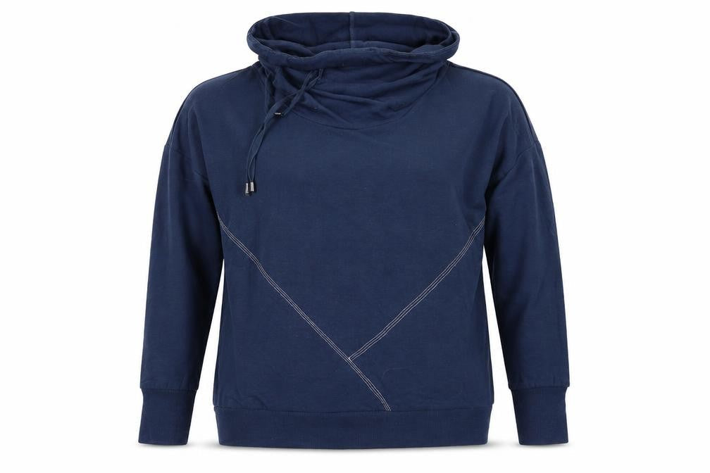Cable & Gauge Womens Blue   Pullover Sweatshirt Size S