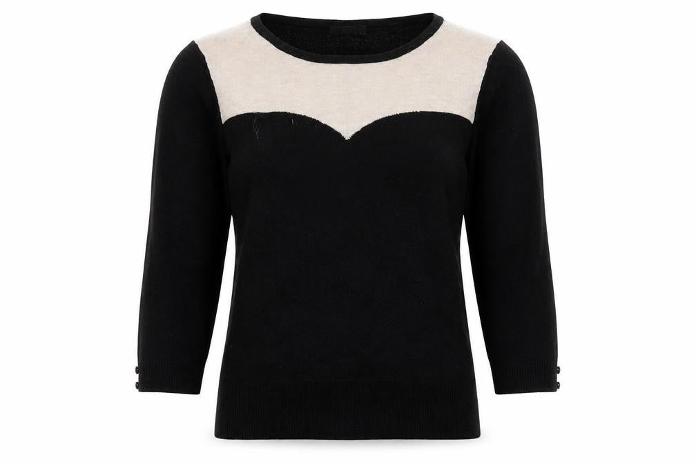 M&Co Womens Black   Pullover Jumper Size 12