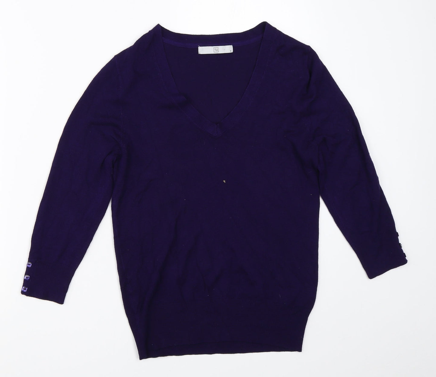TU Womens Blue   Pullover Jumper Size 8