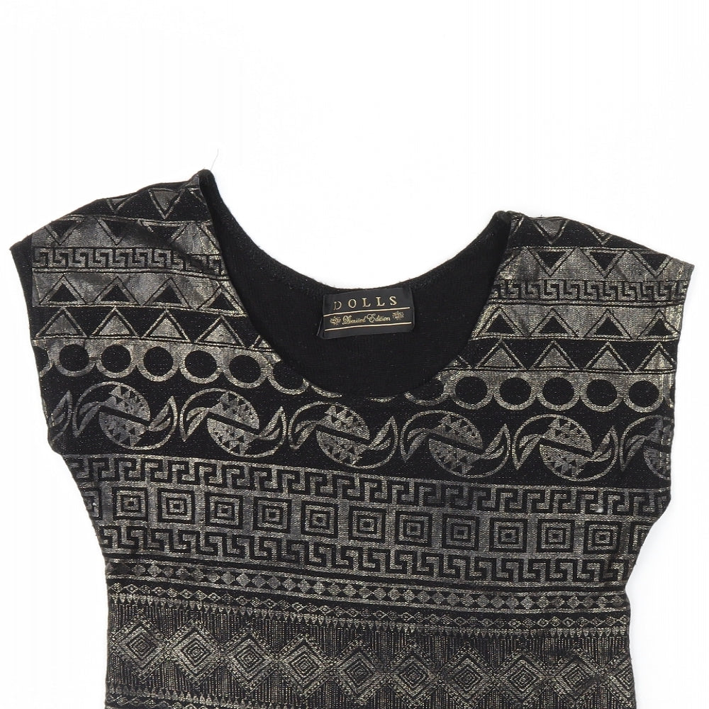 Dolls Womens Black   Basic Tank Size 10