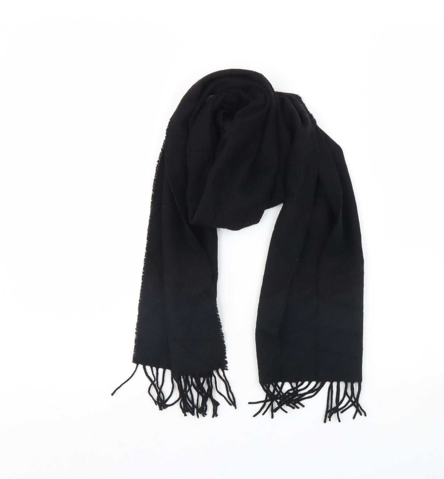 Preworn Womens Black    Scarf