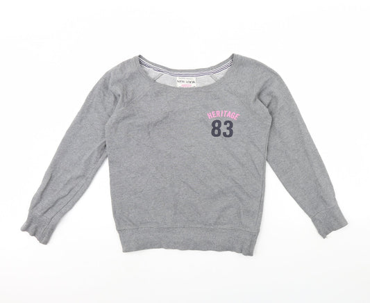 New Look Womens Grey   Pullover Jumper Size 10  - Heritage