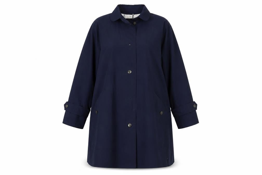 miss helen Womens Blue   Overcoat Coat Size XS