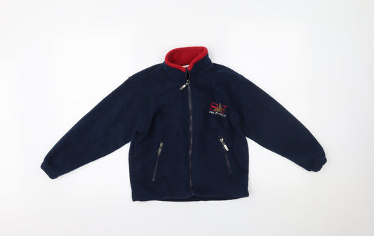 dimco Boys Blue   Full Zip Jumper Size S