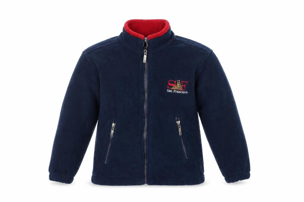 dimco Boys Blue   Full Zip Jumper Size S