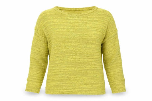 //text Womens Yellow   Pullover Jumper Size S