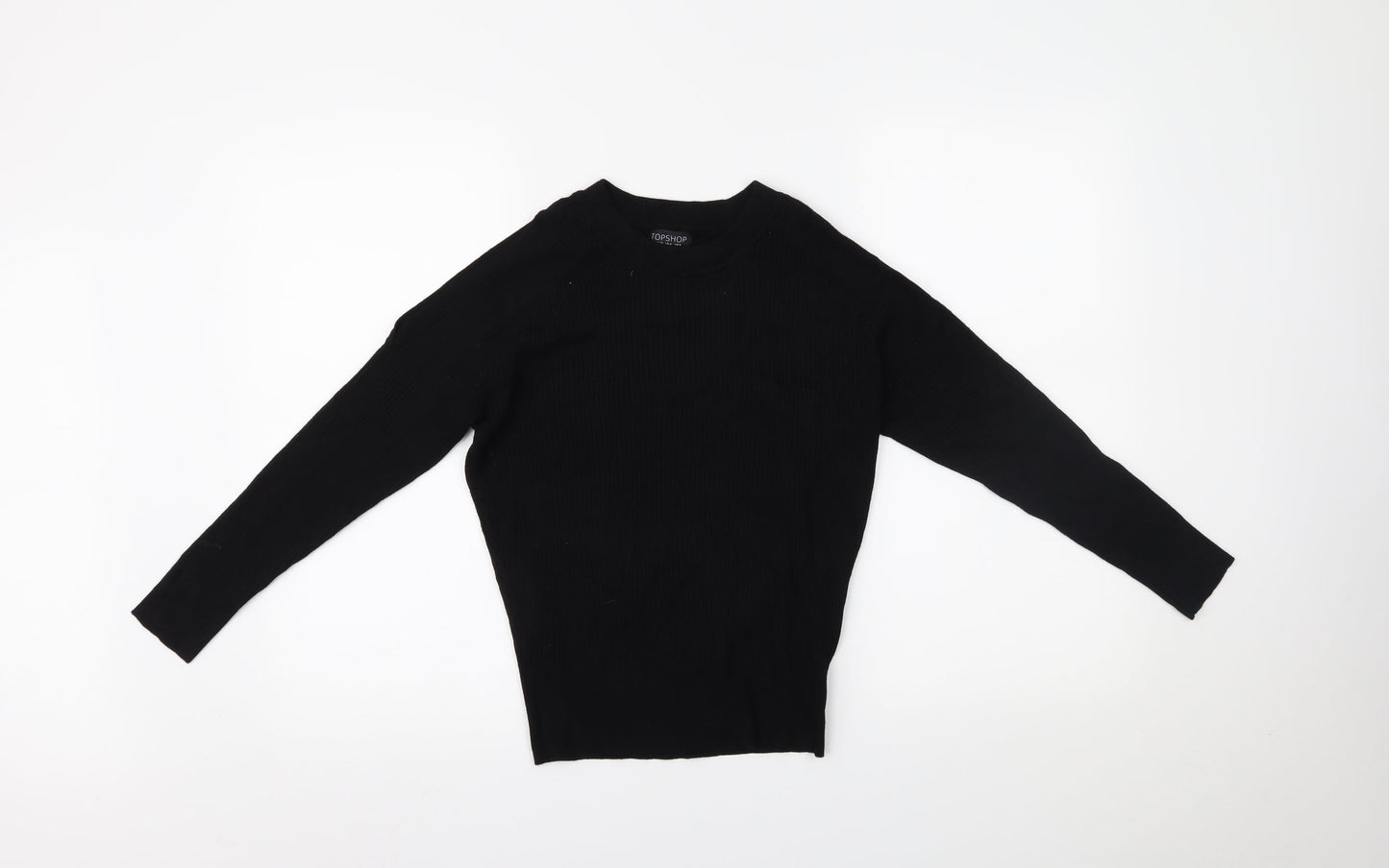 Topshop Womens Black   Basic Blouse Size 8