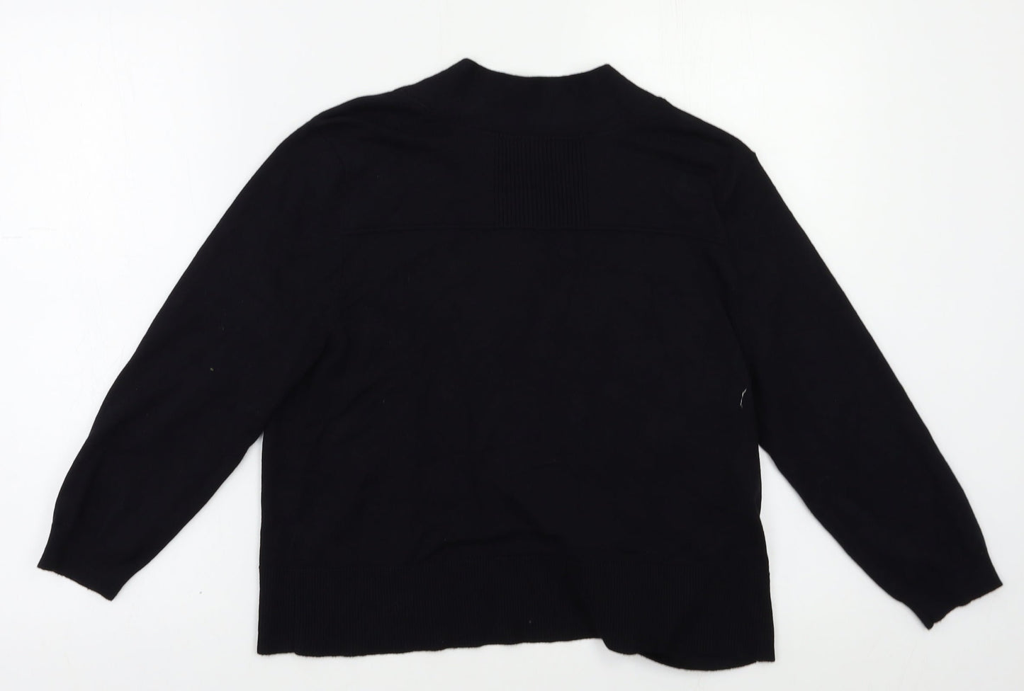 M&Co Womens Black   Cardigan Jumper Size 12