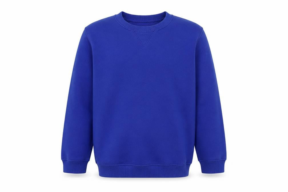 Preworn Girls Blue   Pullover Sweatshirt Size 8 Years