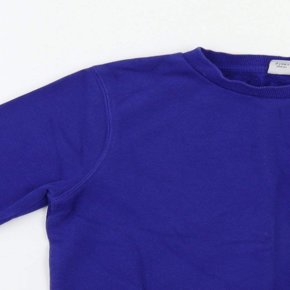 TU Boys Blue   Pullover Sweatshirt Size 9 Years