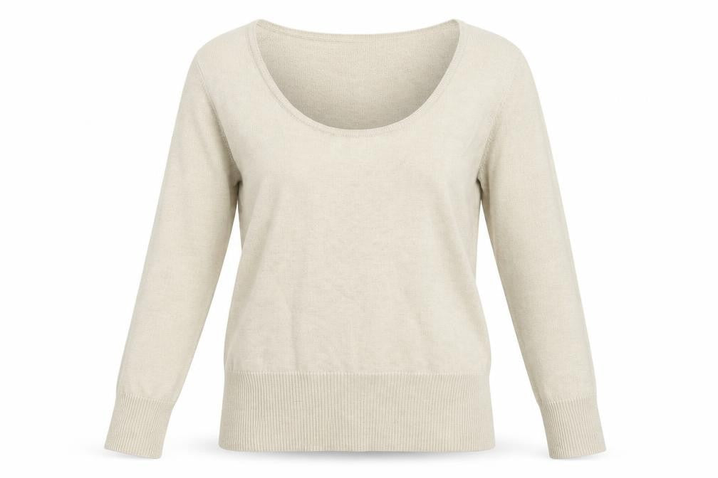 Ana Capri Womens Beige   Pullover Jumper Size S