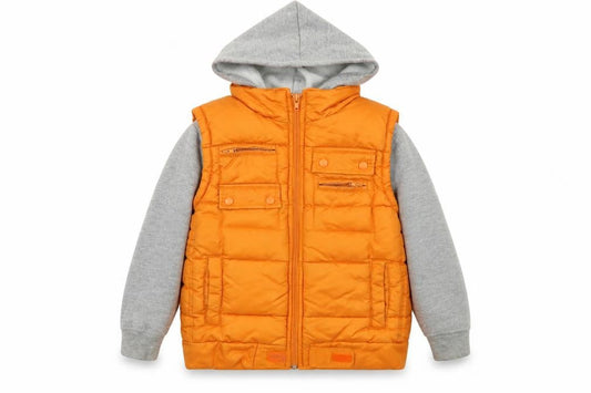 Adams Kids Boys Orange   Jacket Waistcoat Size 7 Years