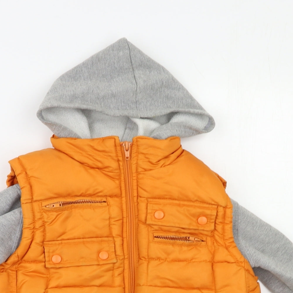Adams Kids Boys Orange   Jacket Waistcoat Size 7 Years