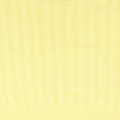 Compliments Womens Yellow  Knit Pullover Jumper Size M