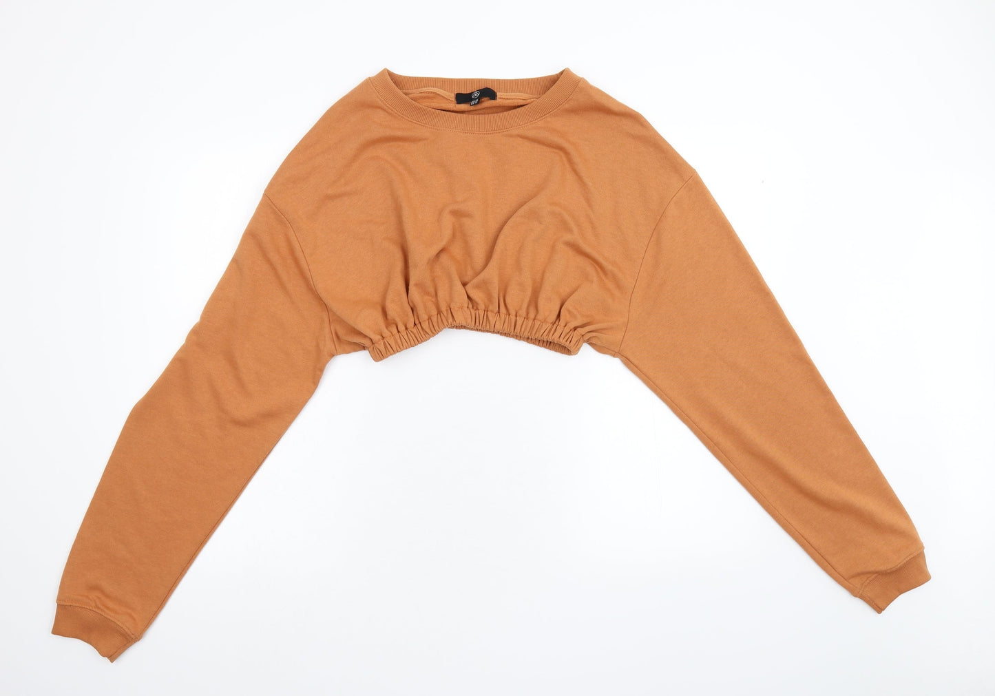 M Womens Orange   Pullover Sweatshirt Size 16