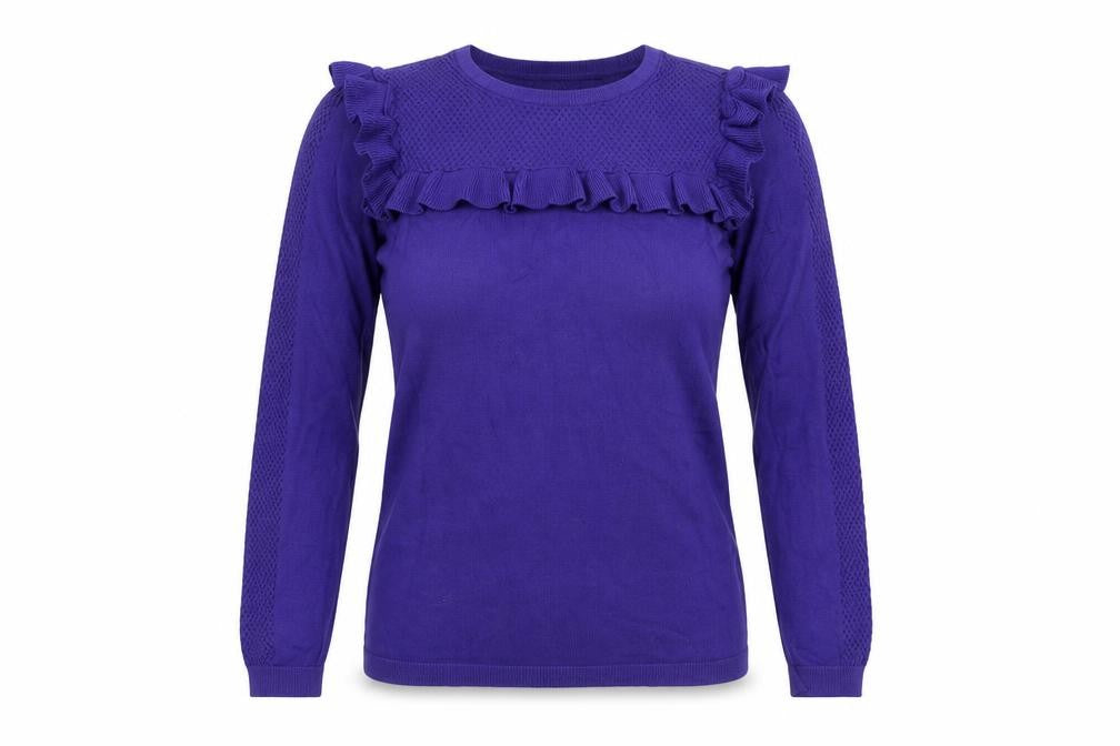 Red Herring Womens Purple  Knit Pullover Jumper Size 8