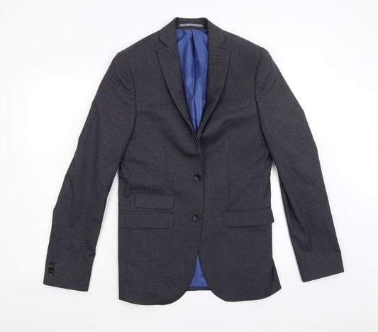 M&S Mens Grey    Suit Jacket Size 36