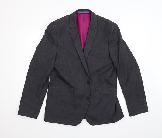 M&S Mens Grey   Jacket Suit Jacket Size 42