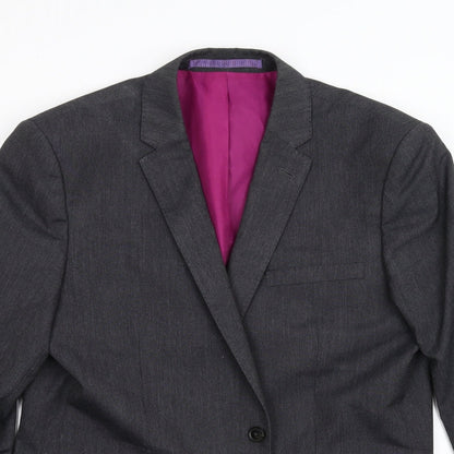 Marks & Spencer Mens Grey   Jacket Suit Jacket Size 42