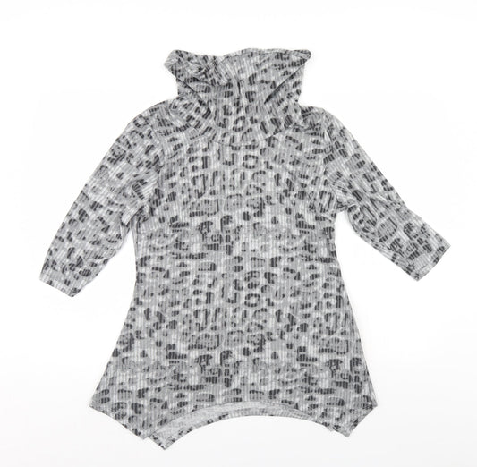 TIGI Womens Grey   Tunic Jumper Size 10