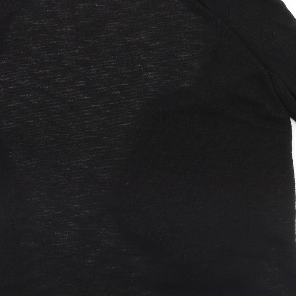 Divided Womens Black   Pullover Jumper Size S