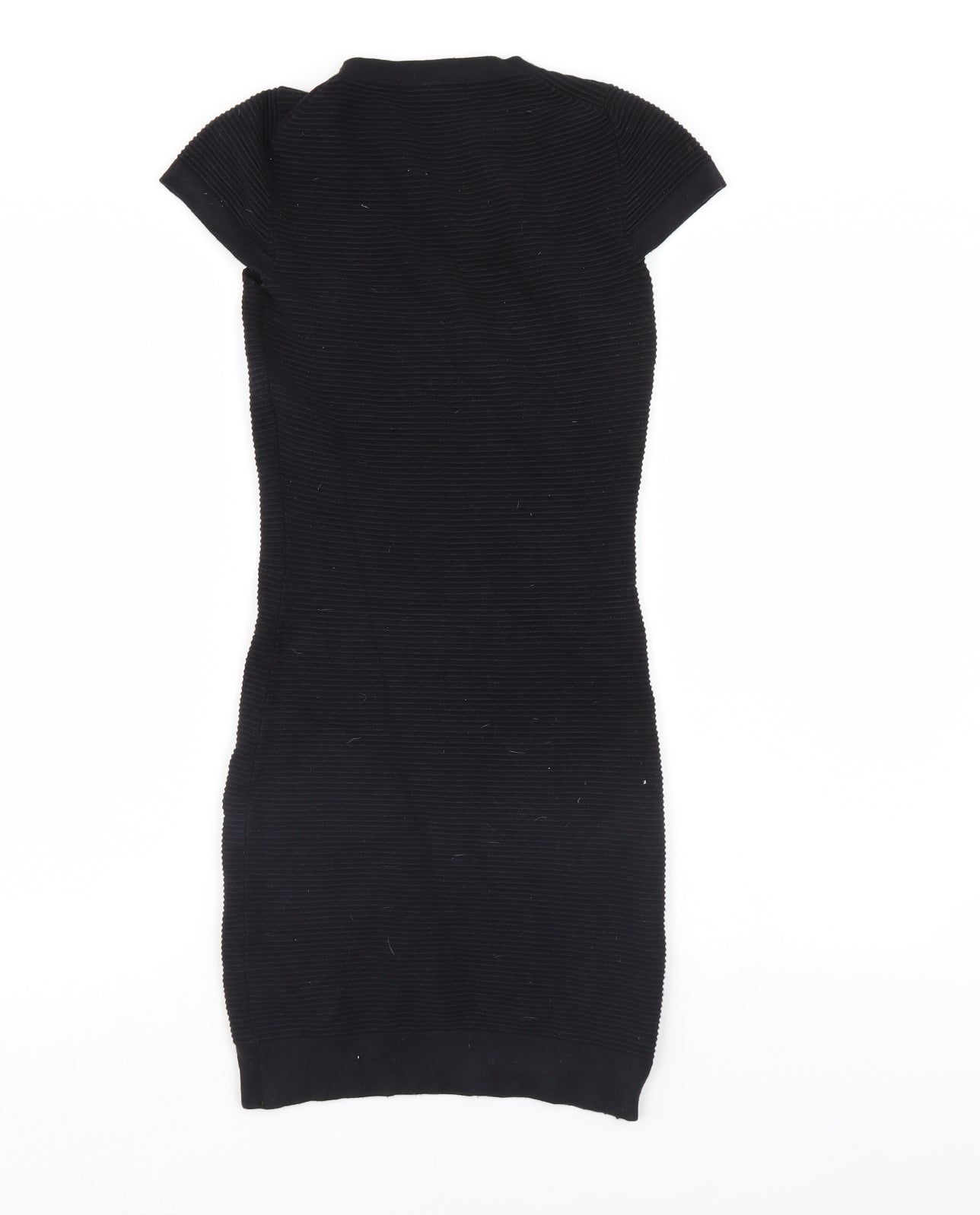 French Connection Womens Black Striped  Mini  Size 8