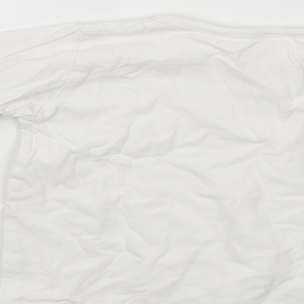 E-vie Angel Girls White   Basic T-Shirt Size 3-4 Years