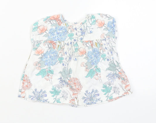 NEXT Girls White Floral  A-Line  Size 3-6 Months