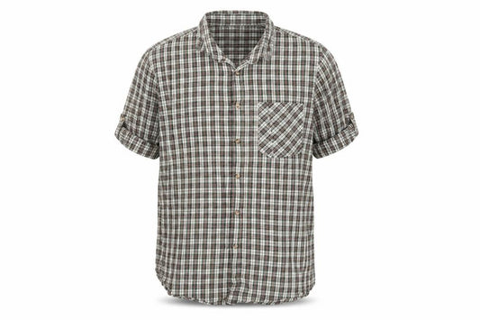 Topman Mens Green Check   Button-Up Size M