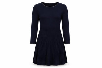 Front view of Roman women’s blue shift, size UK 10