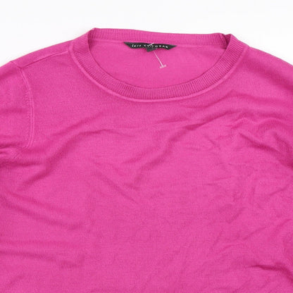Bonmarché Womens Pink Pullover Jumper Size 14