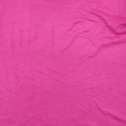 Bonmarché Womens Pink Pullover Jumper Size 14