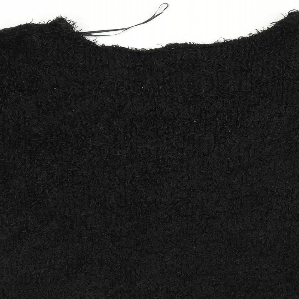 Divided Womens Black   Pullover Jumper Size M