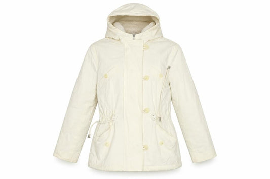 Next Womens Beige   Parka Coat Size 10