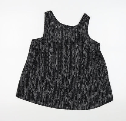 Additional front view of Atmosphere women’s grey basic blouse, size UK 8