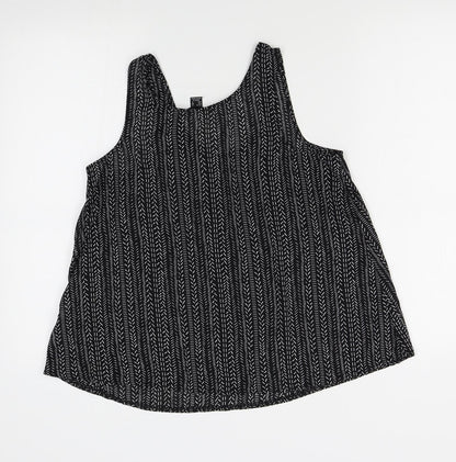 Back view of Atmosphere women’s grey basic blouse, size UK 8