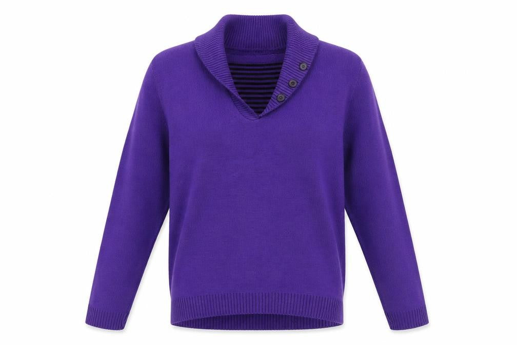Glimpse Design Womens Purple   Pullover Jumper Size S